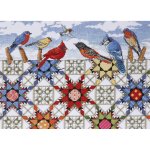 Feathered Stars Counted Cross Stitch Kit (image for) Feathered Stars Counted Cross Stitch Kit